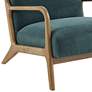 INK + IVY Novak Teal Fabric Lounge Chair