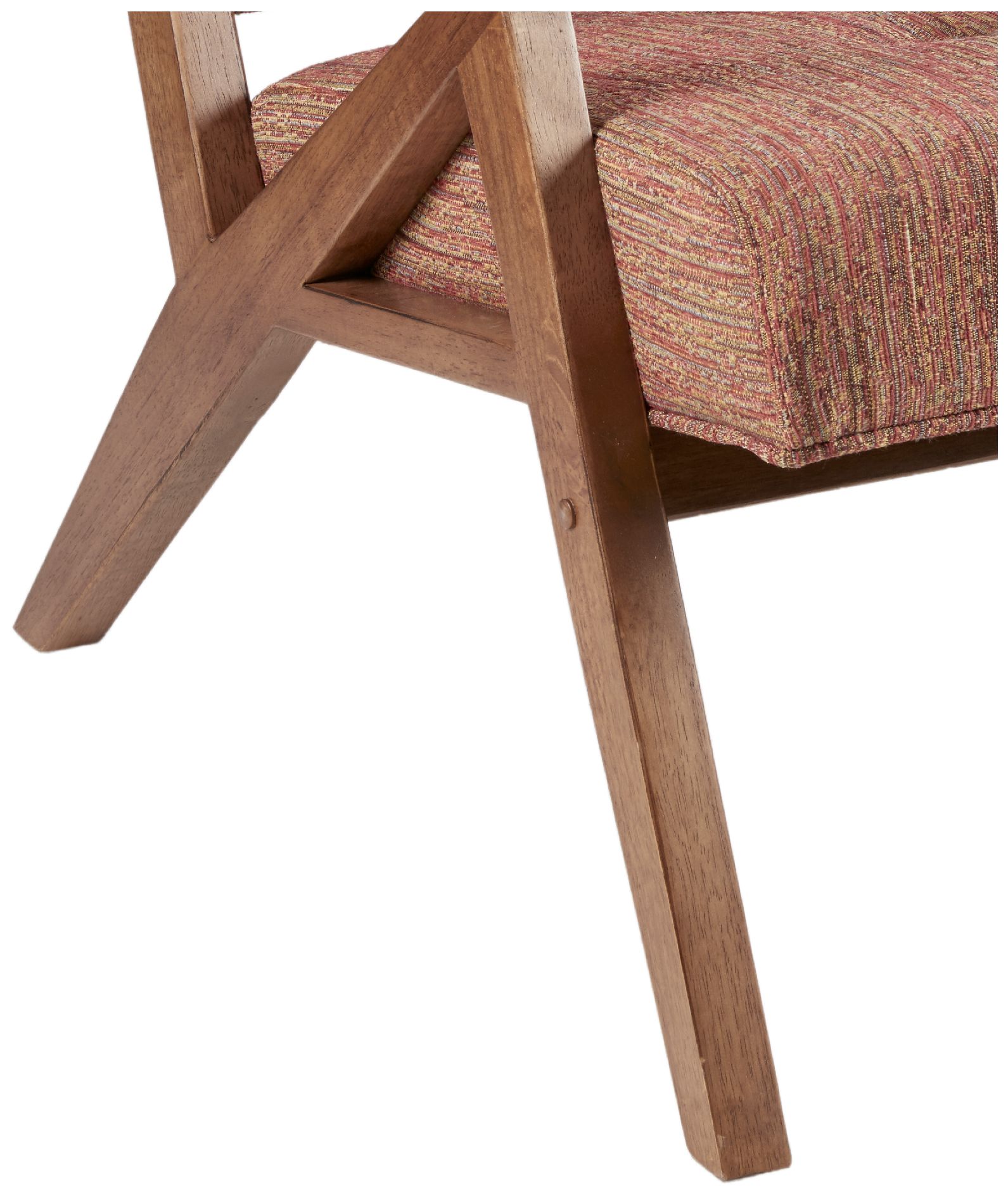 INK+IVY Orange Rocket Lounge Chair