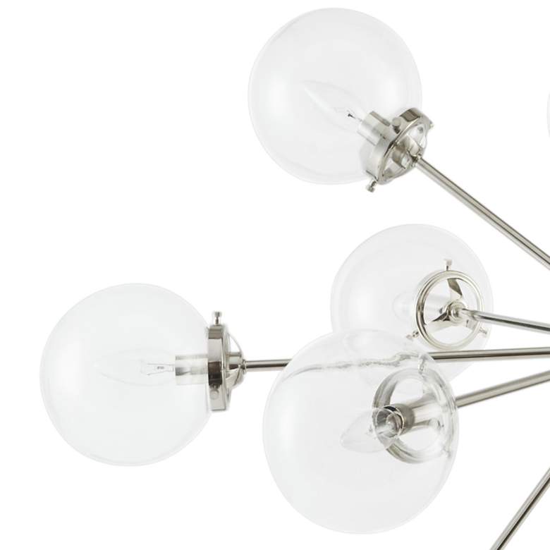 Image 3 INK + IVY Paige 39 1/2" Wide Silver 12-Light Chandelier more views