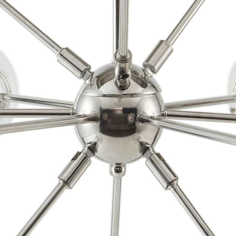 Image 4 INK + IVY Paige 39 1/2" Wide Silver 12-Light Chandelier more views