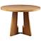 INK+IVY Pecan Kennedy 44" Round Dining Table
