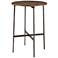 INK + IVY Renu 30" Wide Light Brown and Gunmetal Bar Table