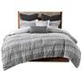 INK + IVY Rhea Gray Full/Queen 3-Piece Comforter Mini Set