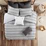 Thumbnail4 of INK + IVY Rhea Gray Full/Queen 3-Piece Comforter Mini Set more views