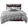 Thumbnail2 of INK + IVY Rhea Gray King/Cal King 3-Piece Comforter Mini Set