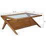 INK+IVY Rocket 44 1/4" Wide Pecan Wood Coffee Table