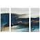 INK + IVY Rolling Waves 3-Piece Canvas Wall Art Set