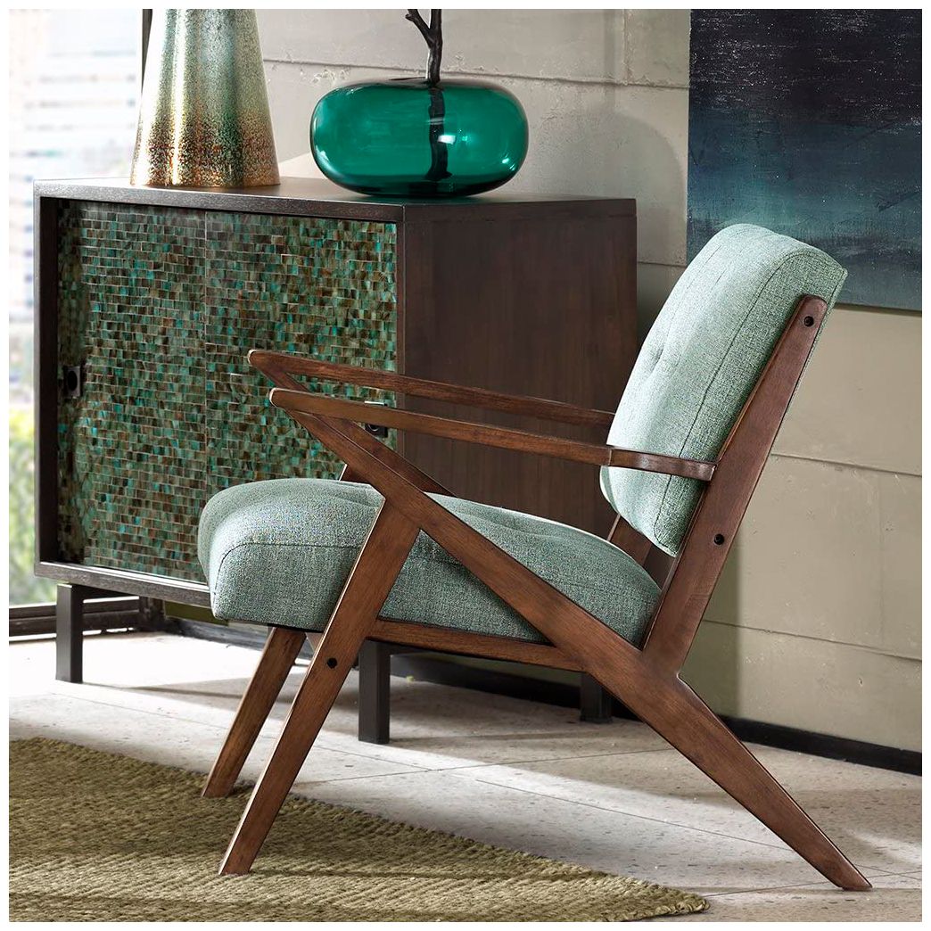 Image 3 INK+IVY Seafoam Rocket Lounge Chair more views