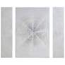 INK+IVY Silver Silver Sand Abstract 3-piece Canvas Wall Art Set