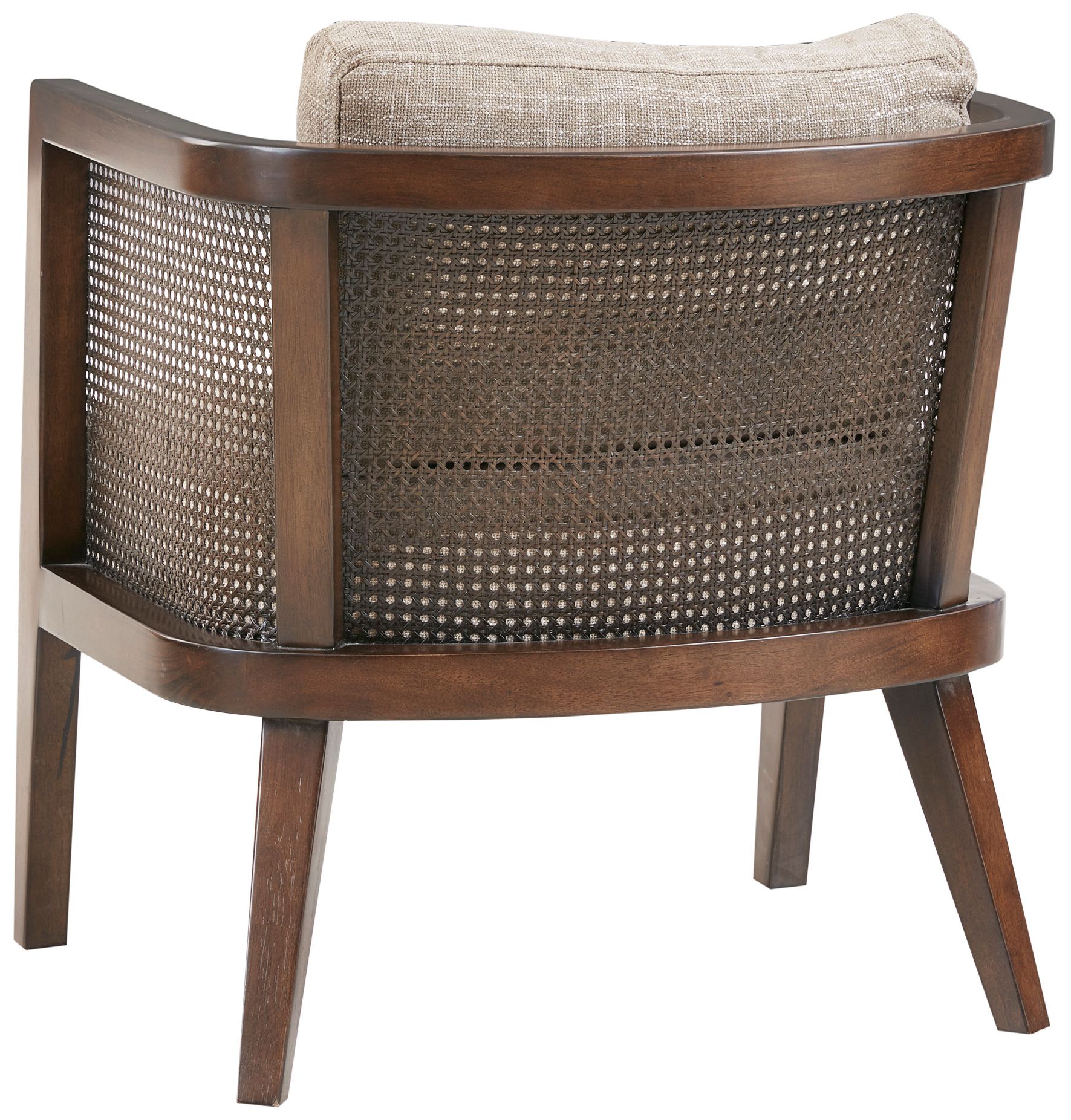 cane rattan accent chair