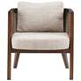 INK + IVY Sonia Walnut Cane Accent Chair