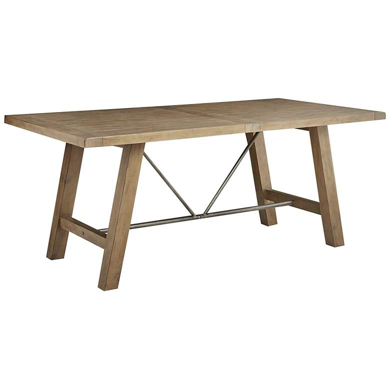 Image 2 INK + IVY Sonoma 72" Wide Reclaimed Gray Smooth Dining Table