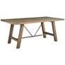 INK + IVY Sonoma 72" Wide Reclaimed Gray Smooth Dining Table