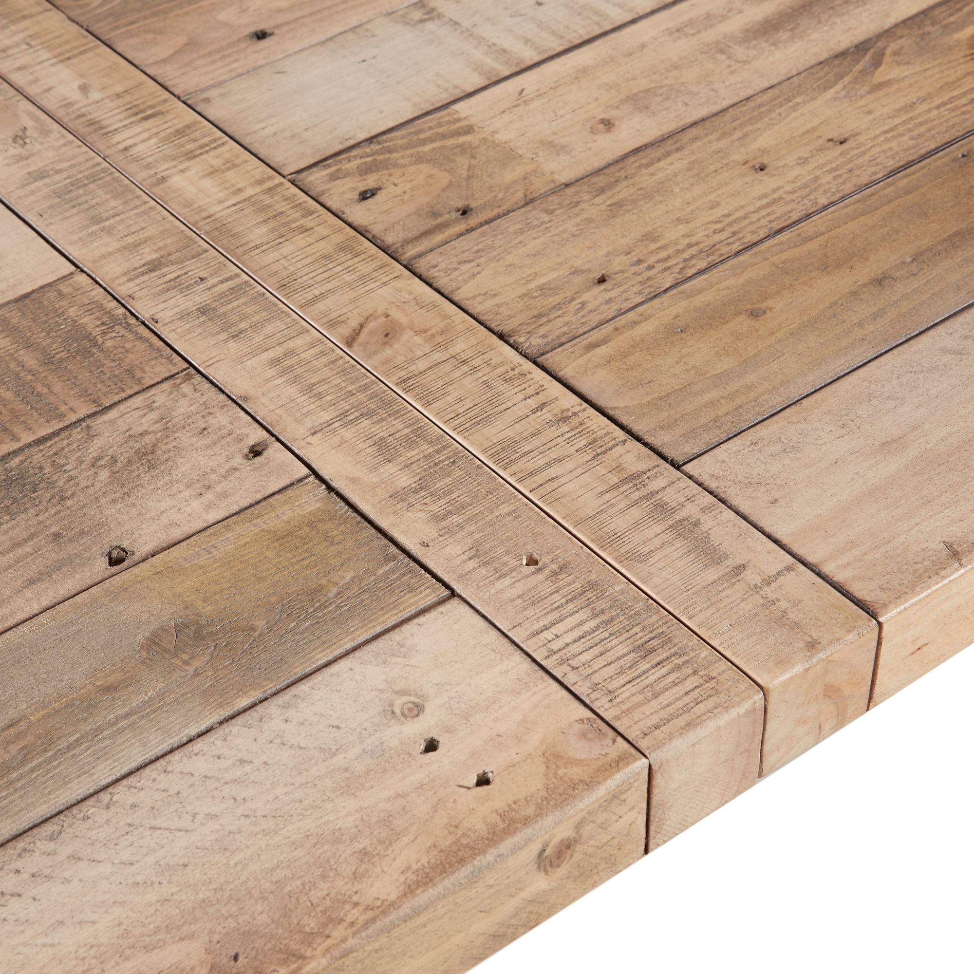 INK + IVY Sonoma 72"W Weathered Natural Wood Dining Table Image 4