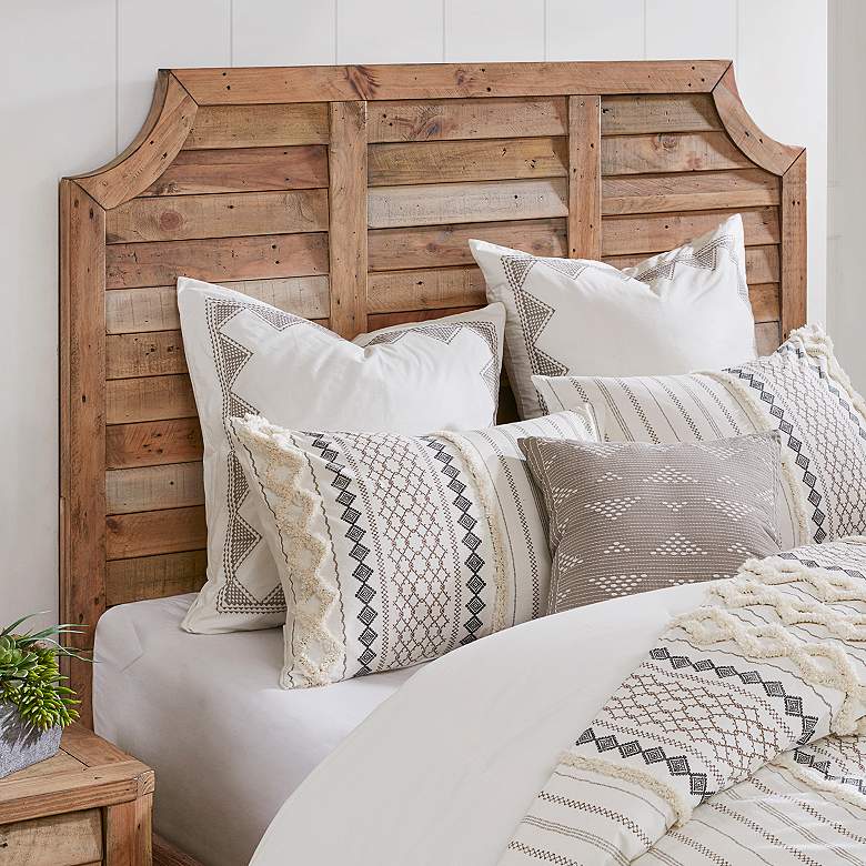 Image 1 INK + IVY Sonoma Natural Wood Queen Headboard