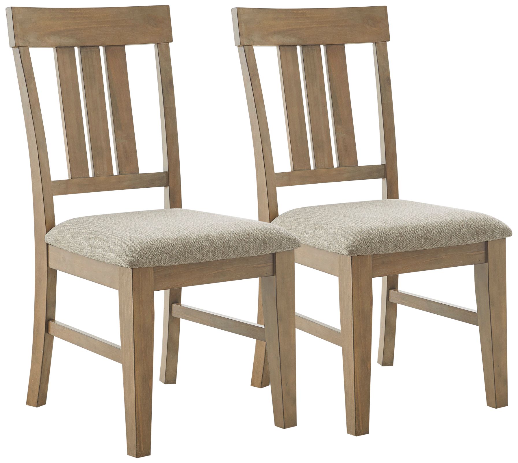 INK IVY Sonoma Reclaimed Gray Wood Dining Side Chairs Set of 2