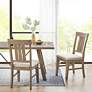 INK + IVY Sonoma Reclaimed Gray Wood Dining Side Chairs Set of 2