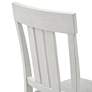 INK + IVY Sonoma Reclaimed White Wood Dining Side Chairs Set of 2