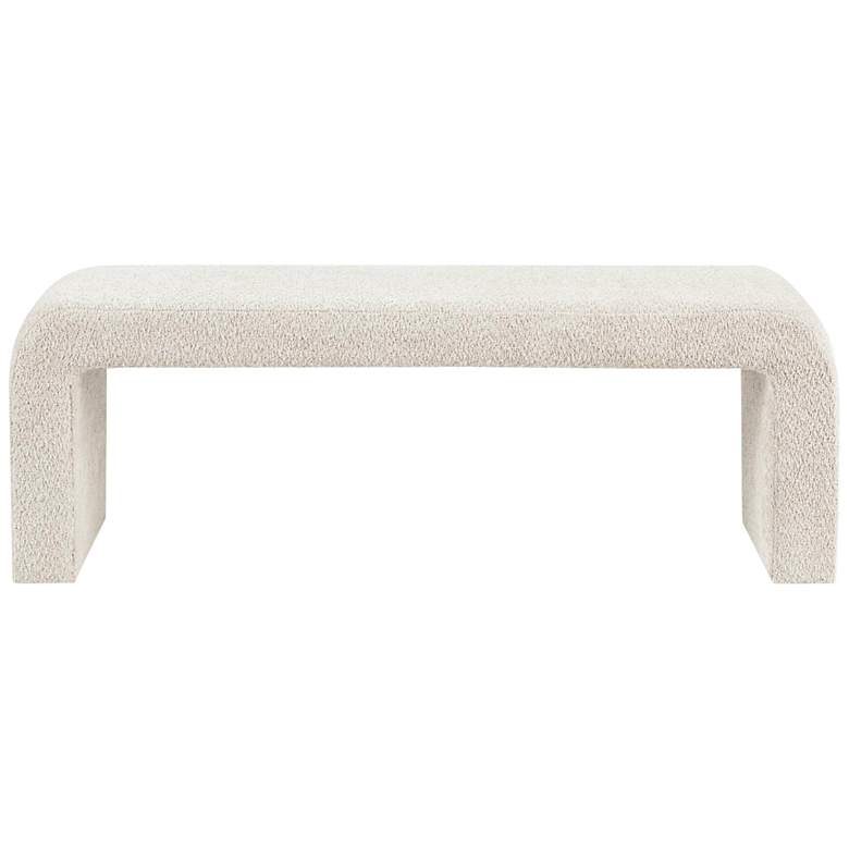 Image 2 INK+IVY Steve 52" Wide Cream Waterfall Accent Bench