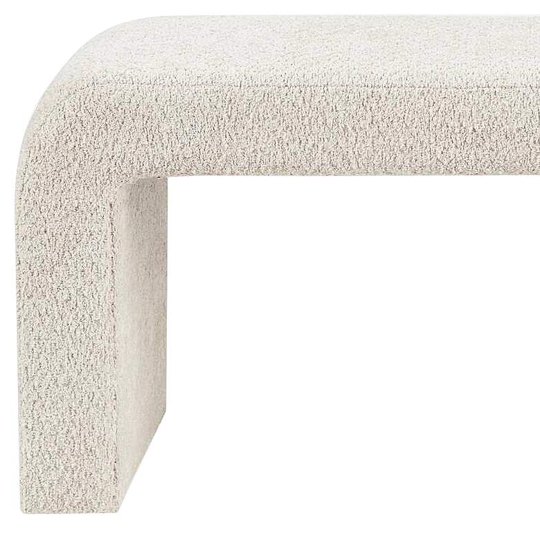 Image 3 INK+IVY Steve 52" Wide Cream Waterfall Accent Bench more views