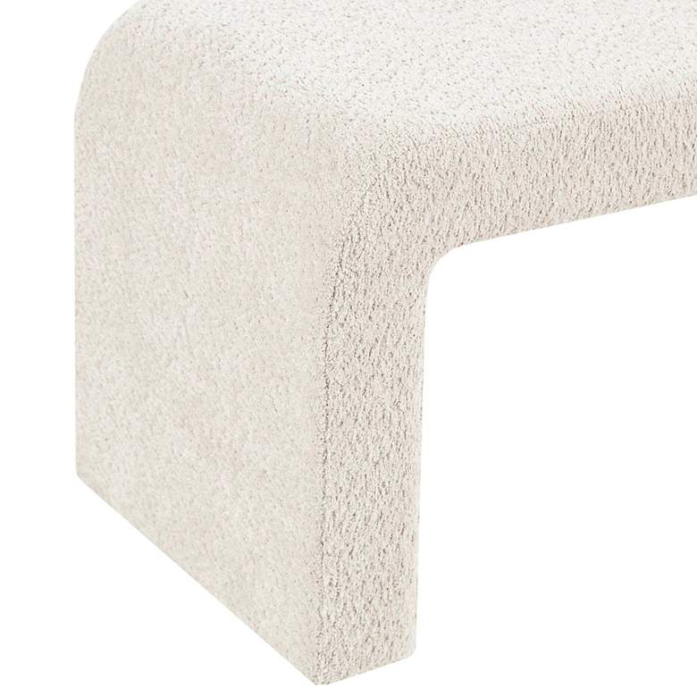 Image 5 INK+IVY Steve 52" Wide Cream Waterfall Accent Bench more views