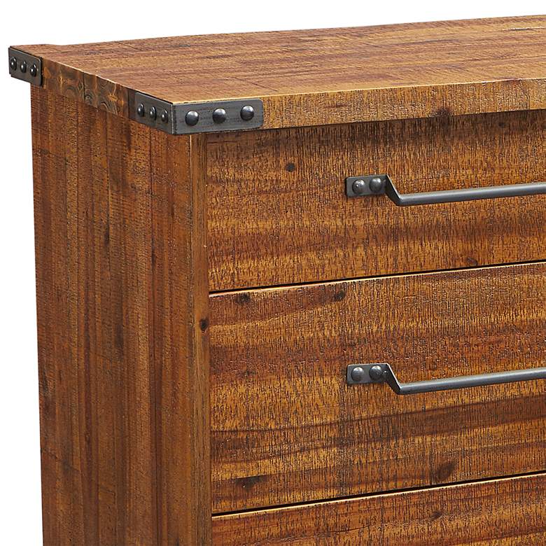 INK + IVY Vera 36 inch Wide Amber Graphite Wood 3-Drawer Dresser more views