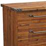INK + IVY Vera 36" Wide Amber Graphite Wood 3-Drawer Dresser