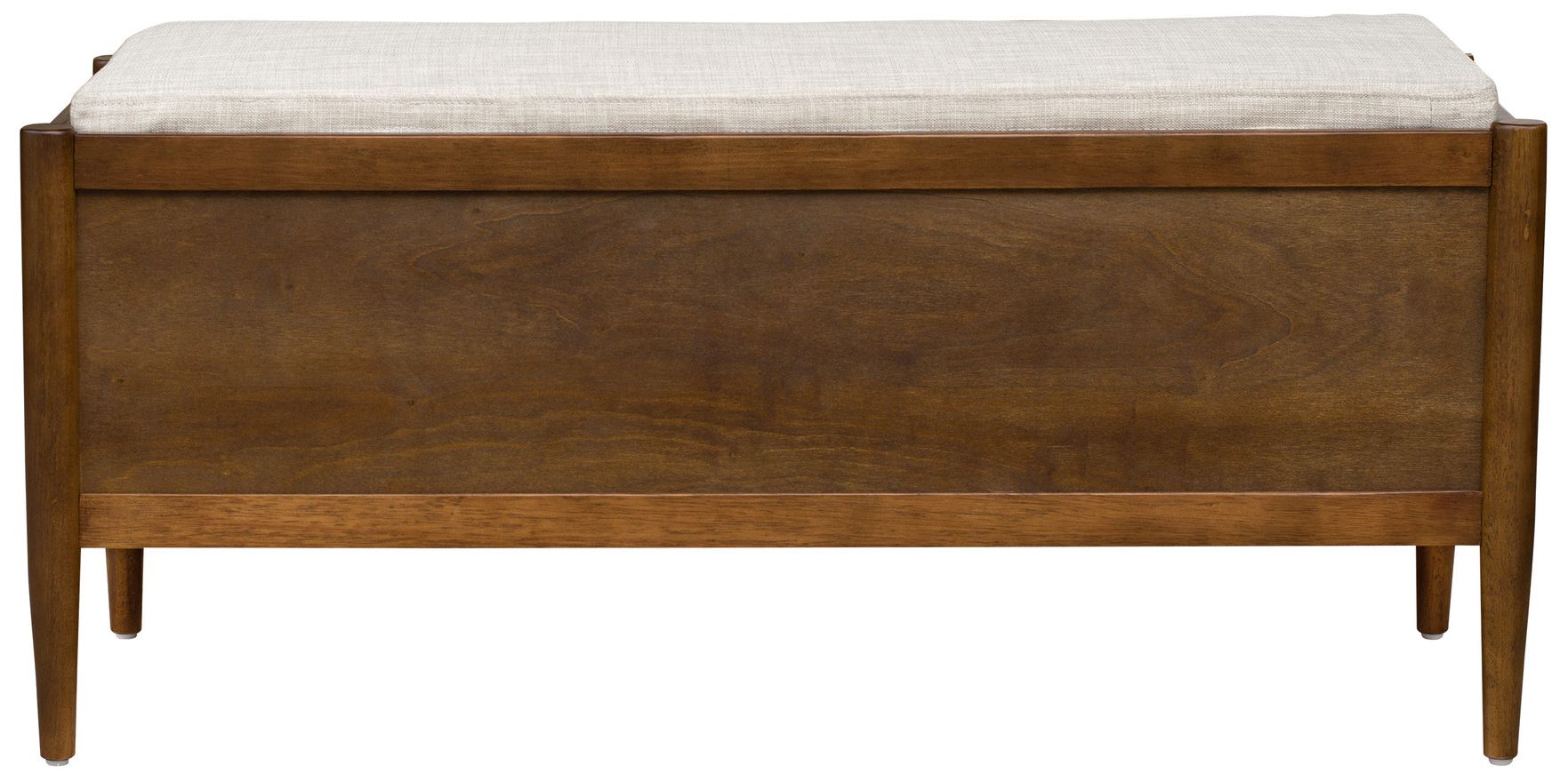 Image 5 INK+IVY Walnut Brown Arcadia Accent Bench with Storage and Cushion more views