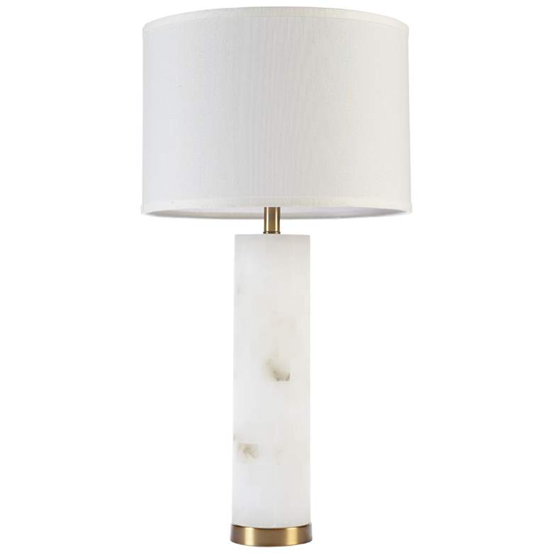 Image 1 INK+IVY White/Gold Prague Alabaster Table Lamp