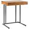 INK + IVY Wynn 16" Wide Pecan Wood One-Drawer Pull Up Accent Table