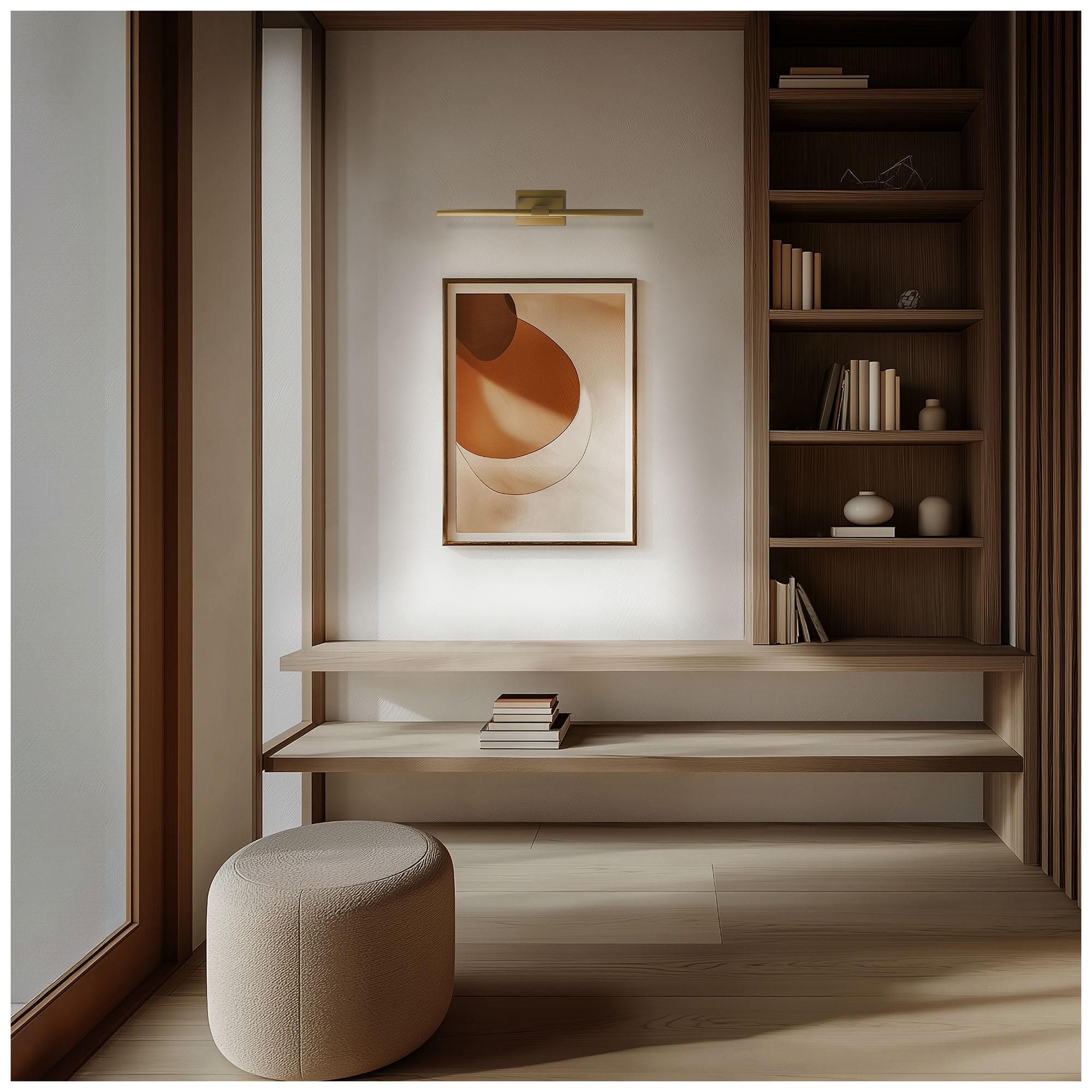 Image 7 Inlet 2.9"H x 18"W 1-Light Picture Light in Black more views