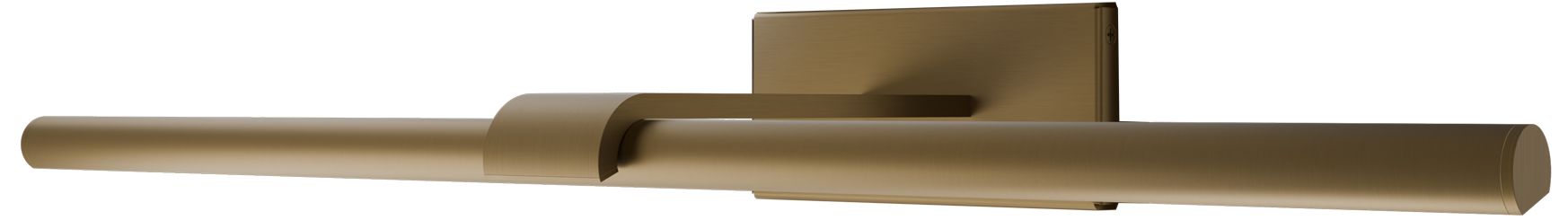 Image 2 Inlet 2.9"H x 24"W 1-Light Picture Light in Aged Brass