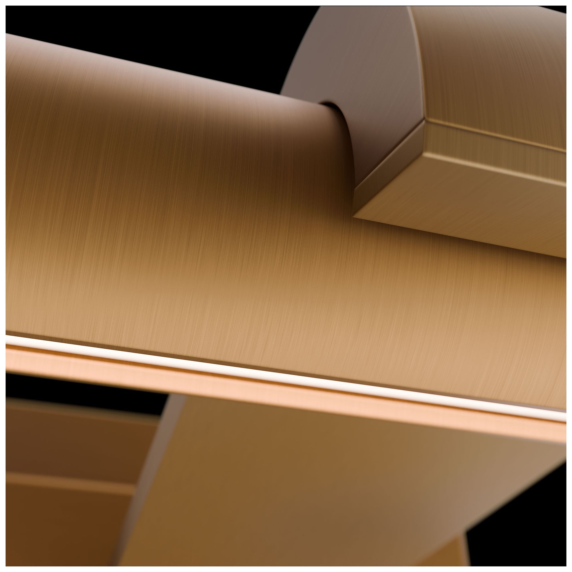 Image 4 Inlet 2.9"H x 30"W 1-Light Picture Light in Aged Brass more views