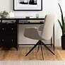 Inman Orly Natural and Iron Swivel Desk Chair in scene