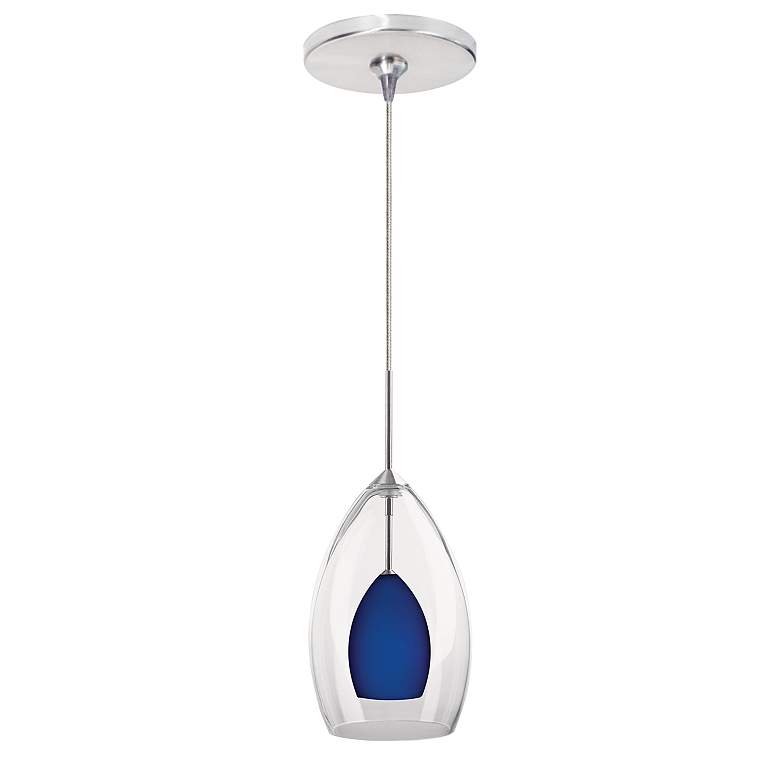 Image 1 Inner Fire 4 1/2 inchW Chrome Freejack Mini Pendant with Canopy
