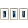Inner Glimpse I 16"W x 23"H Framed Art Set of 3