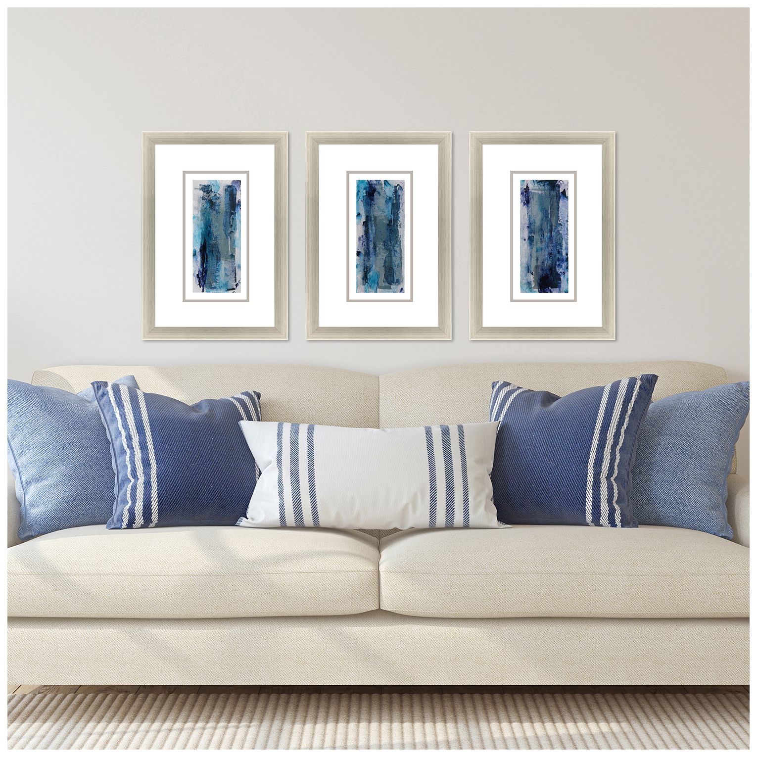 Image 4 Inner Glimpse II 16"W x 23"H Framed Art Set of 3 more views