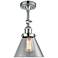 Innovations Large Cone 8" Polished Chrome Adjustable Ceiling Light