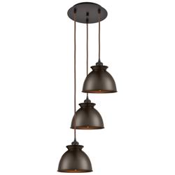 Innovations Lighting Adirondack 14 3/4" Bronze Multi-Light Pendant