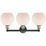 2_Innovations Lighting Athens 26" White Glass Bath Vanity Light more views