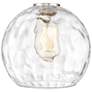 5_Innovations Lighting Athens 8" Nickel and Water Glass Globe Pendant more views