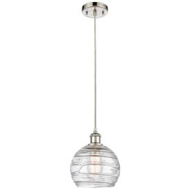 Innovations Lighting Athens 8" Wide Deco Swirl Glass Mini Pendant Innovations Lighting Athens 8" Wide Deco Swirl Glass Mini Pendant