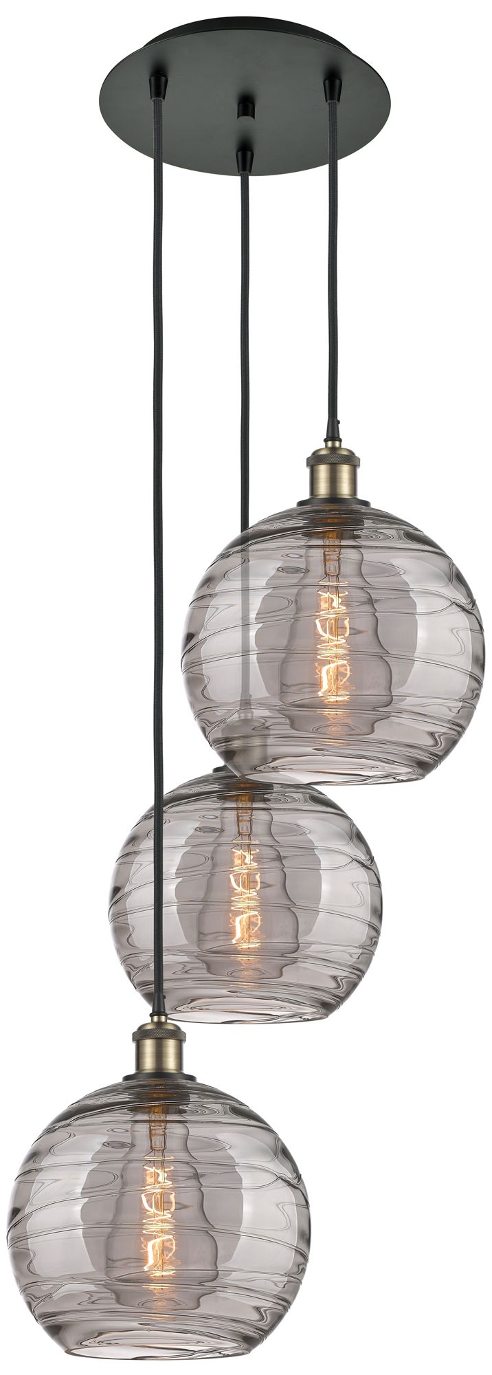 Innovations Lighting Athens Deco Swirl Black Collection
