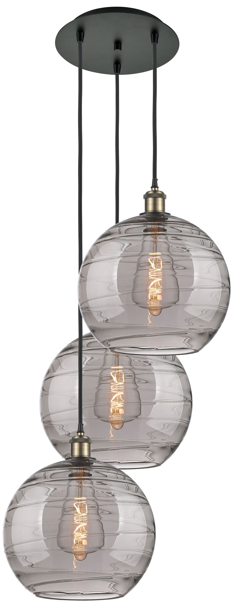 Innovations Lighting Athens Deco Swirl Black Collection