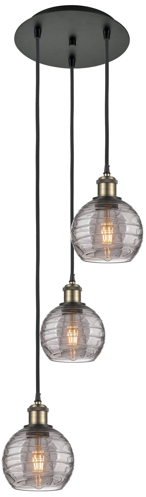Innovations Lighting Athens Deco Swirl Black Collection