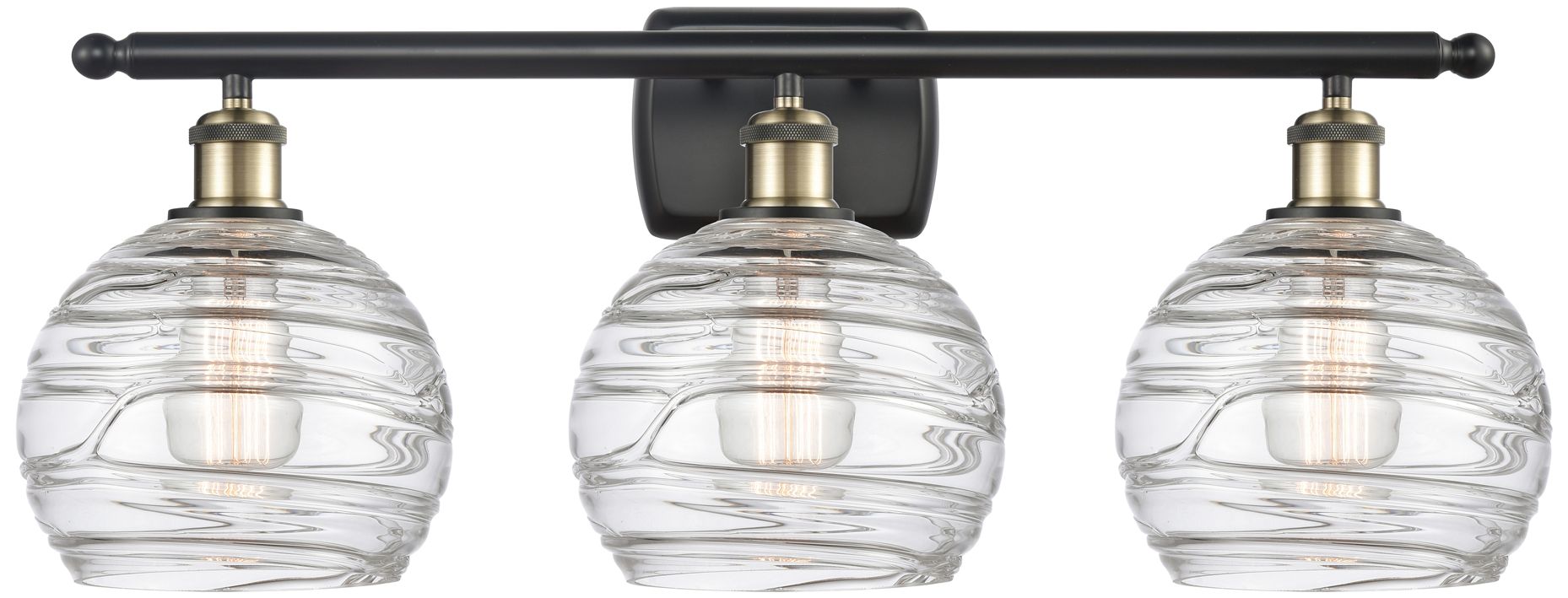 Innovations Lighting Athens Deco Swirl Black Collection