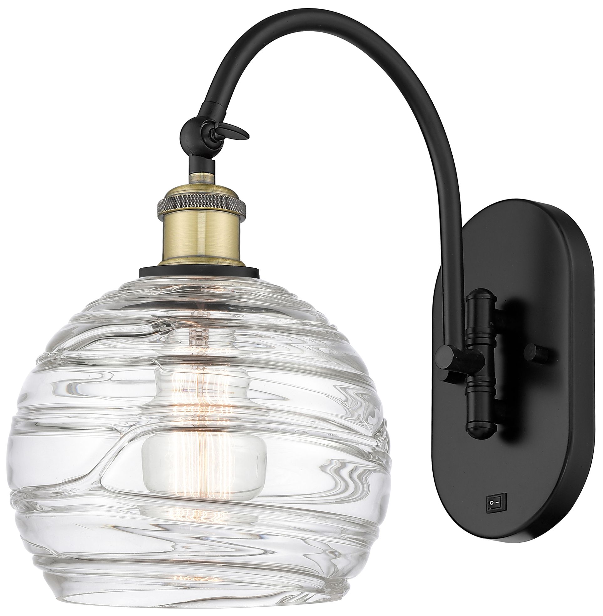 Innovations Lighting Athens Deco Swirl Black Collection