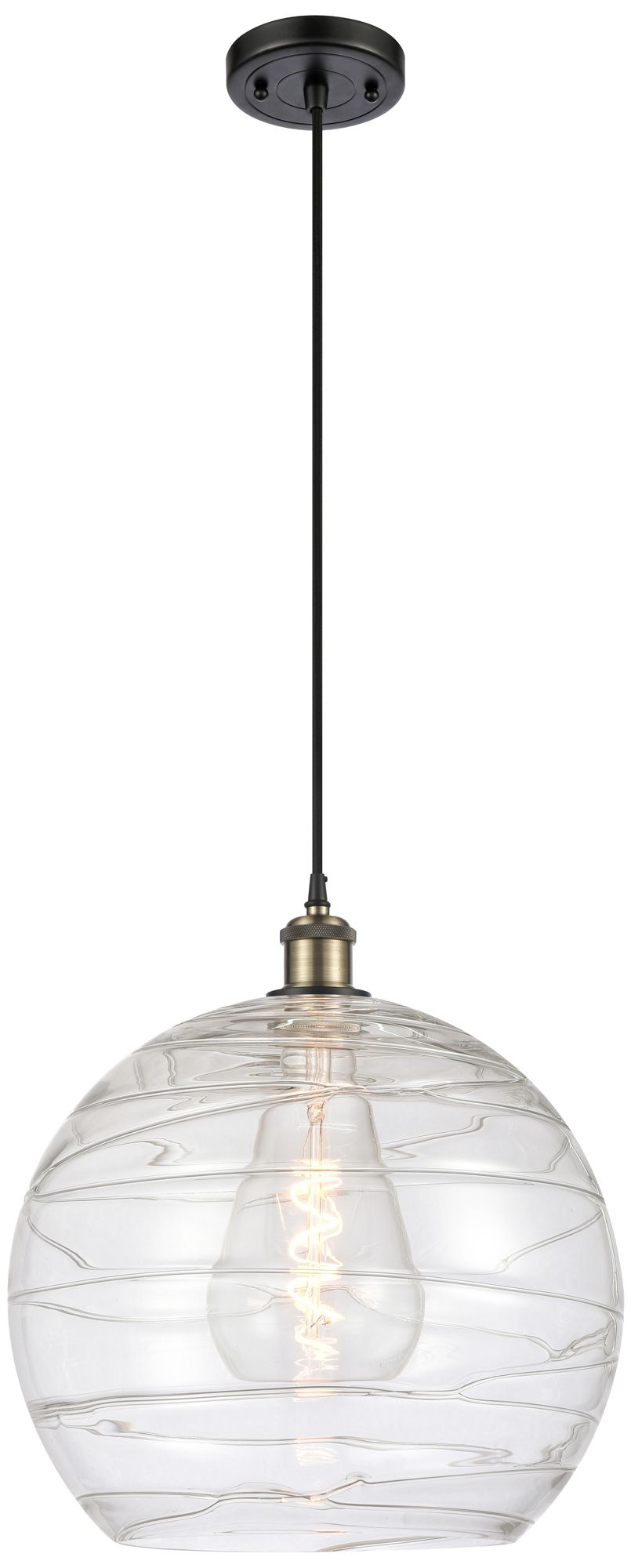 Innovations Lighting Athens Deco Swirl Black Collection