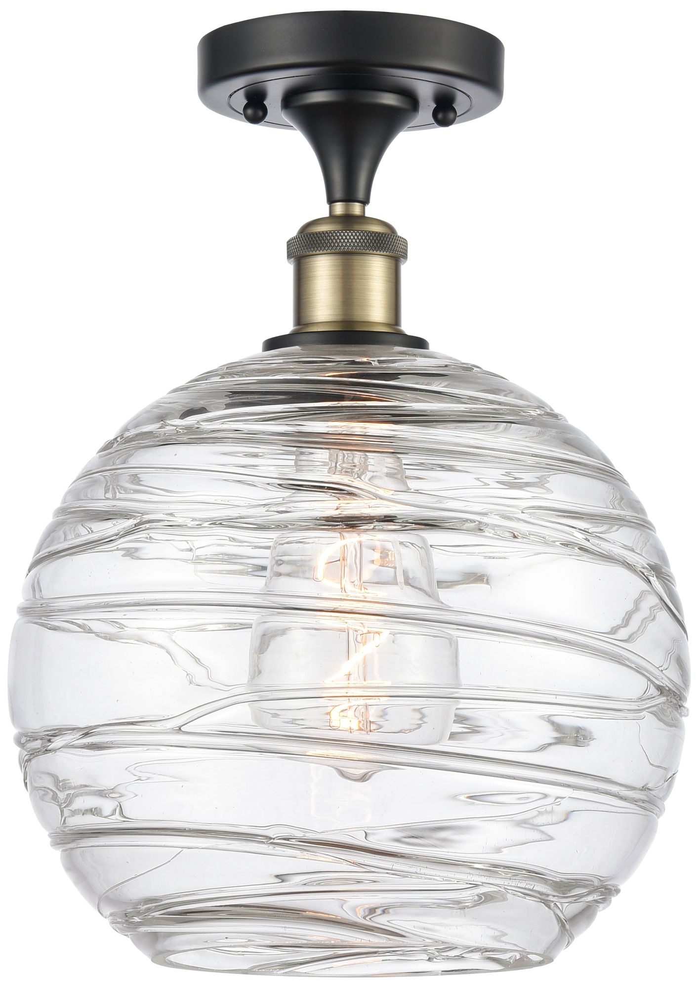 Innovations Lighting Athens Deco Swirl Black Collection