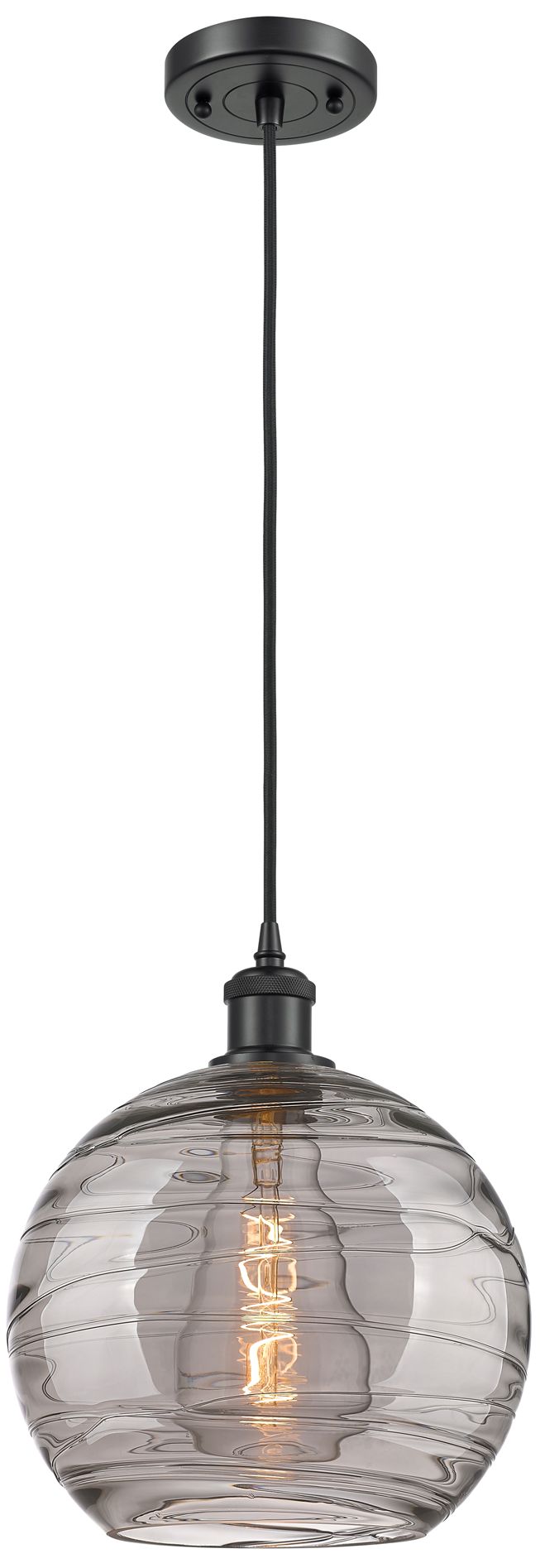 Innovations Lighting Athens Deco Swirl Black Collection